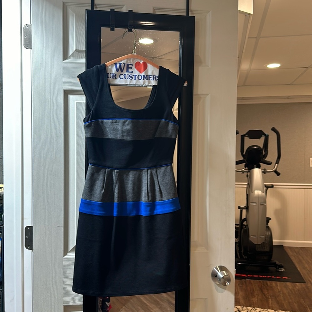 BCBG mix color combo dress